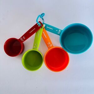 VTG Farberware Measuring Cups Set 4 Plastic Baking Kitchen Tools